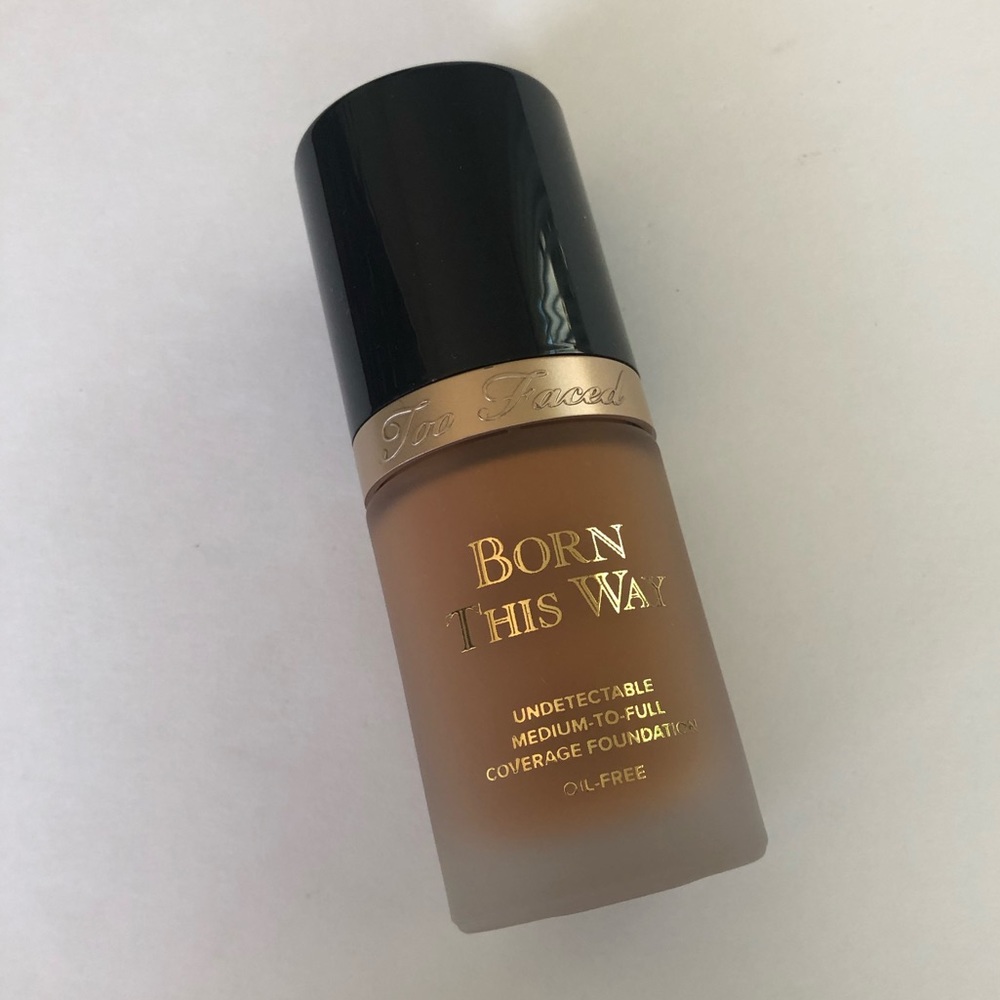 Chestnut Too Faced born this way foundation NEW